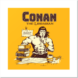 Conan the Librarian Alt Vertion Posters and Art